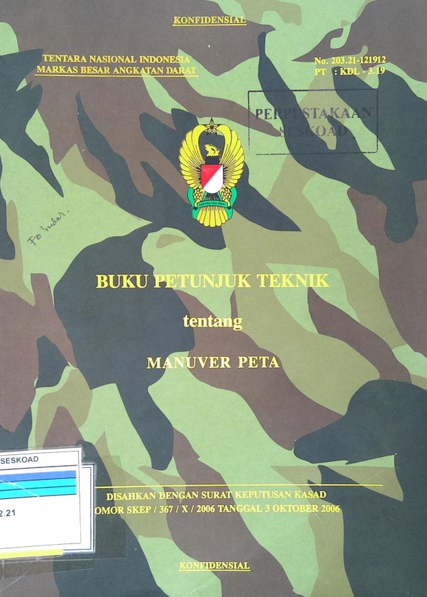Buku Petunjuk Teknik Manuver Peta